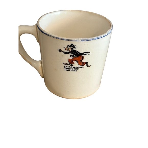Vtg Uncle Wiggily Cup Mug Ovaltine House Cocoa Sebring Pottery Wander Co Chicago - Picture 4 of 8